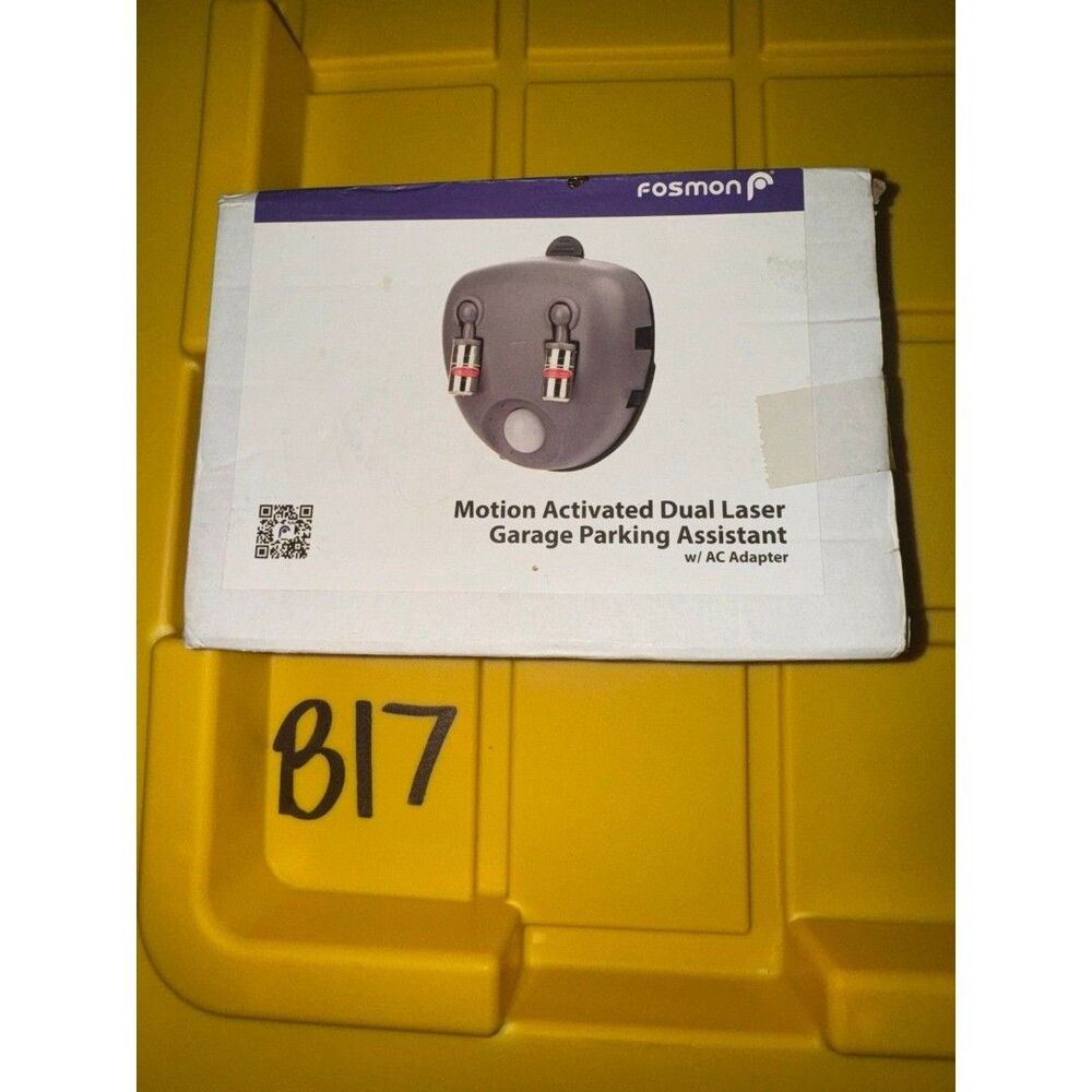 Motion Activated Dual Laser Garage Parking Assistant w/ AC Adapter B9